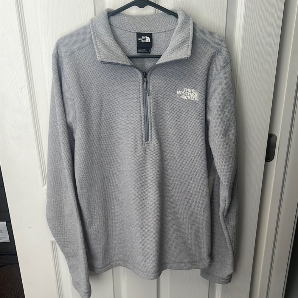 The North Face Gray Quarter-Zip Pullover